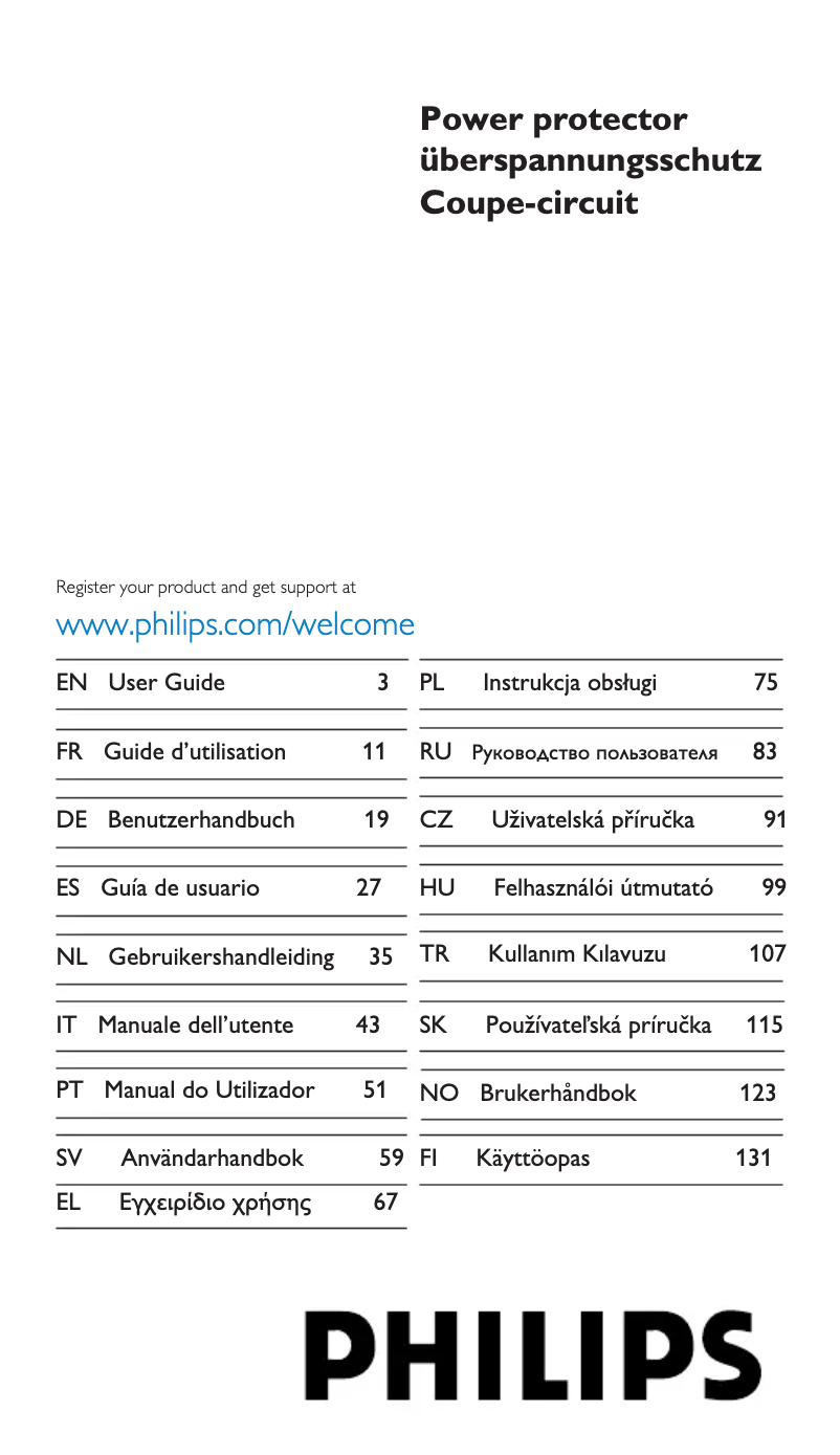 Imagen de la primera página del manual del dispositivo SPR5520