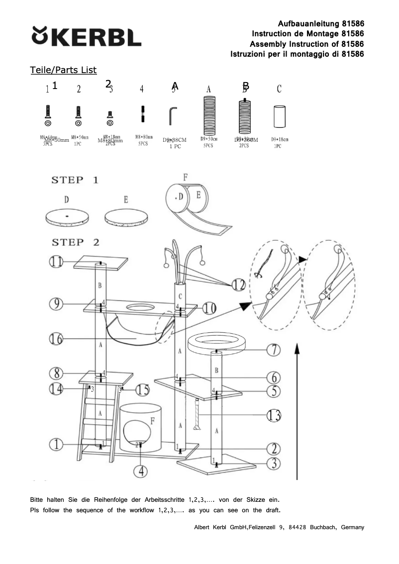 Página 1 del manual Manual de usuario Kerbl Creative Adventure 81586