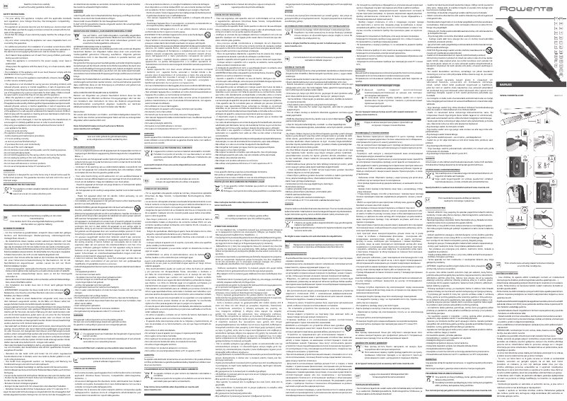 Página nº 1 - Manual de usuario Rowenta Easyliss SF161L