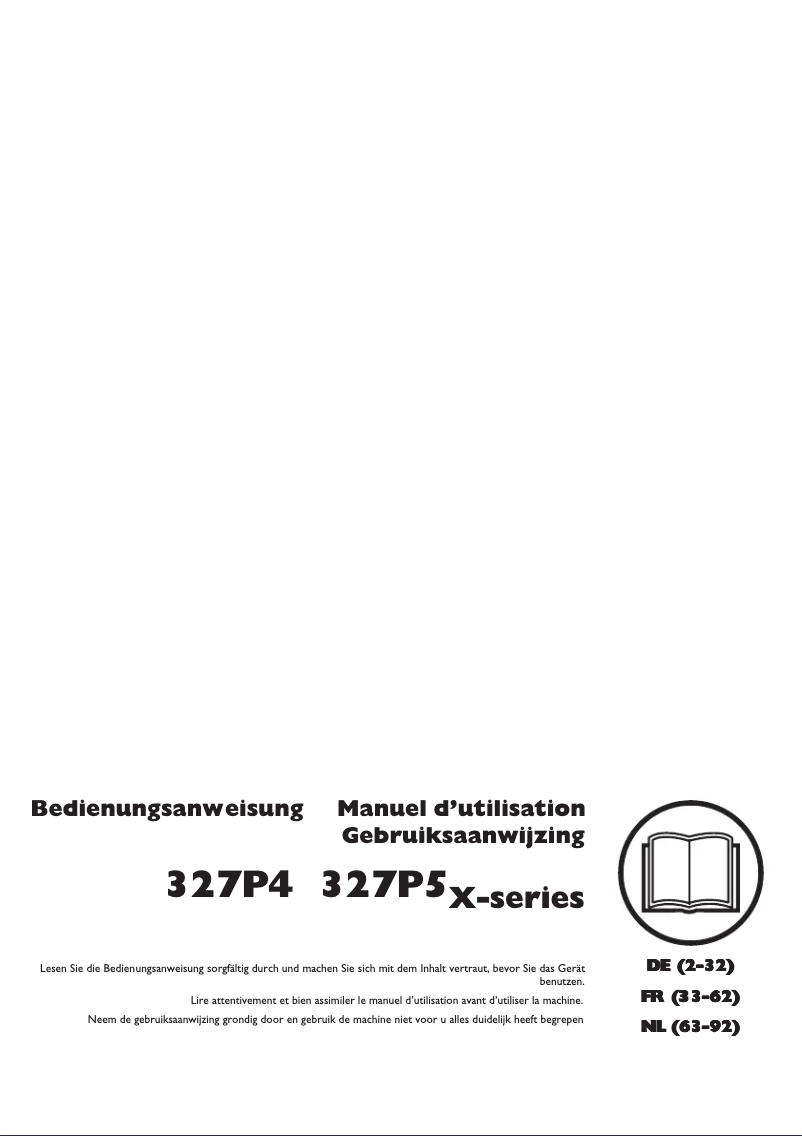 Página nº 1 - Manual de usuario Husqvarna 327P4