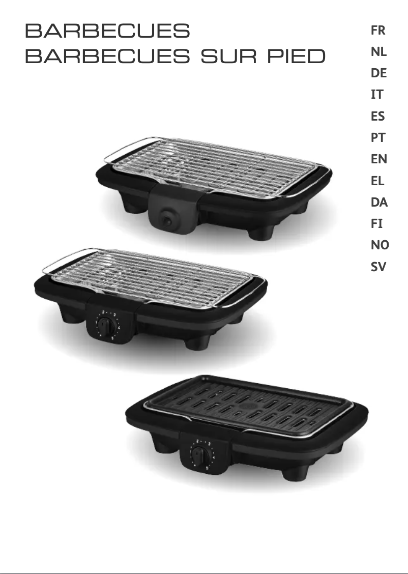 Imagen de la primera página del manual del dispositivo EasyGrill Adjust BG9028