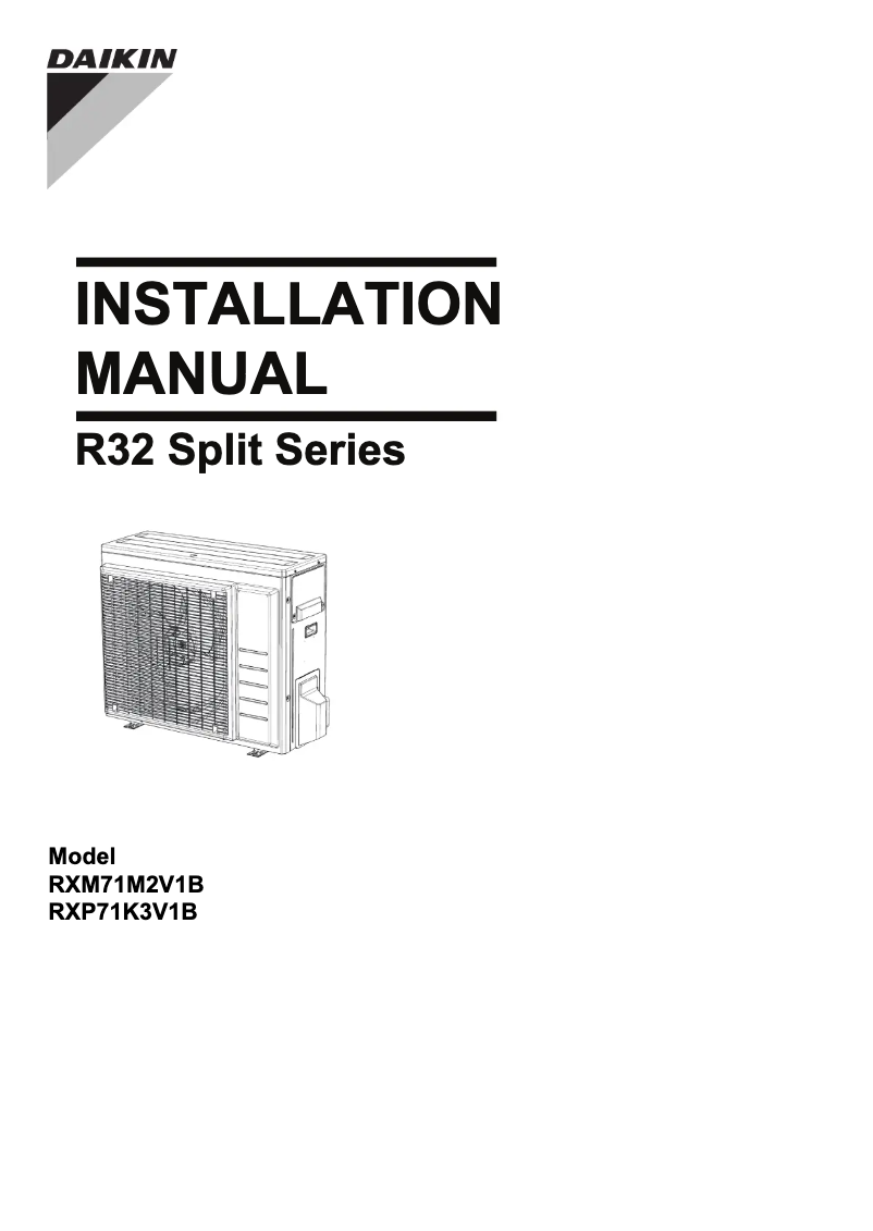 Página nº 1 - Manual de usuario Daikin RXM35M2V1B