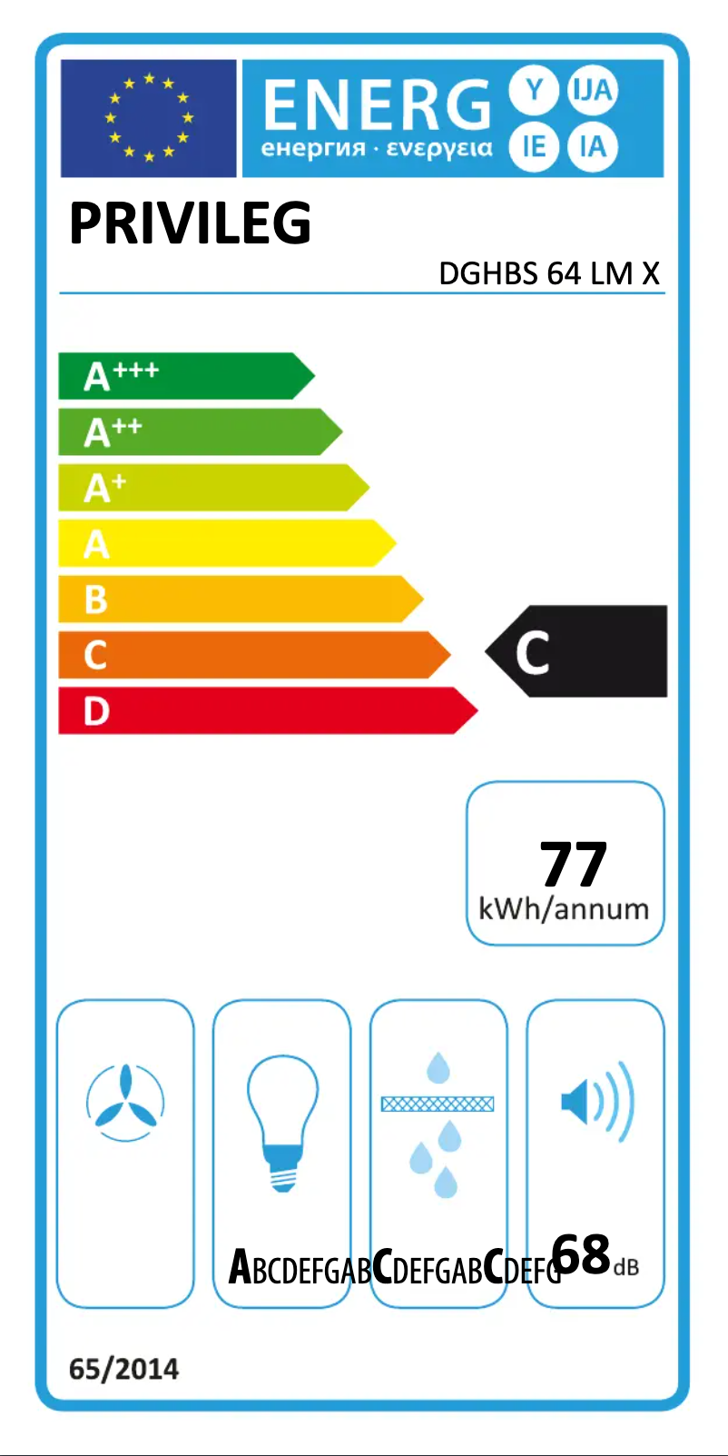 Imagen de la primera página del manual del dispositivo DGHBS 64 LM X