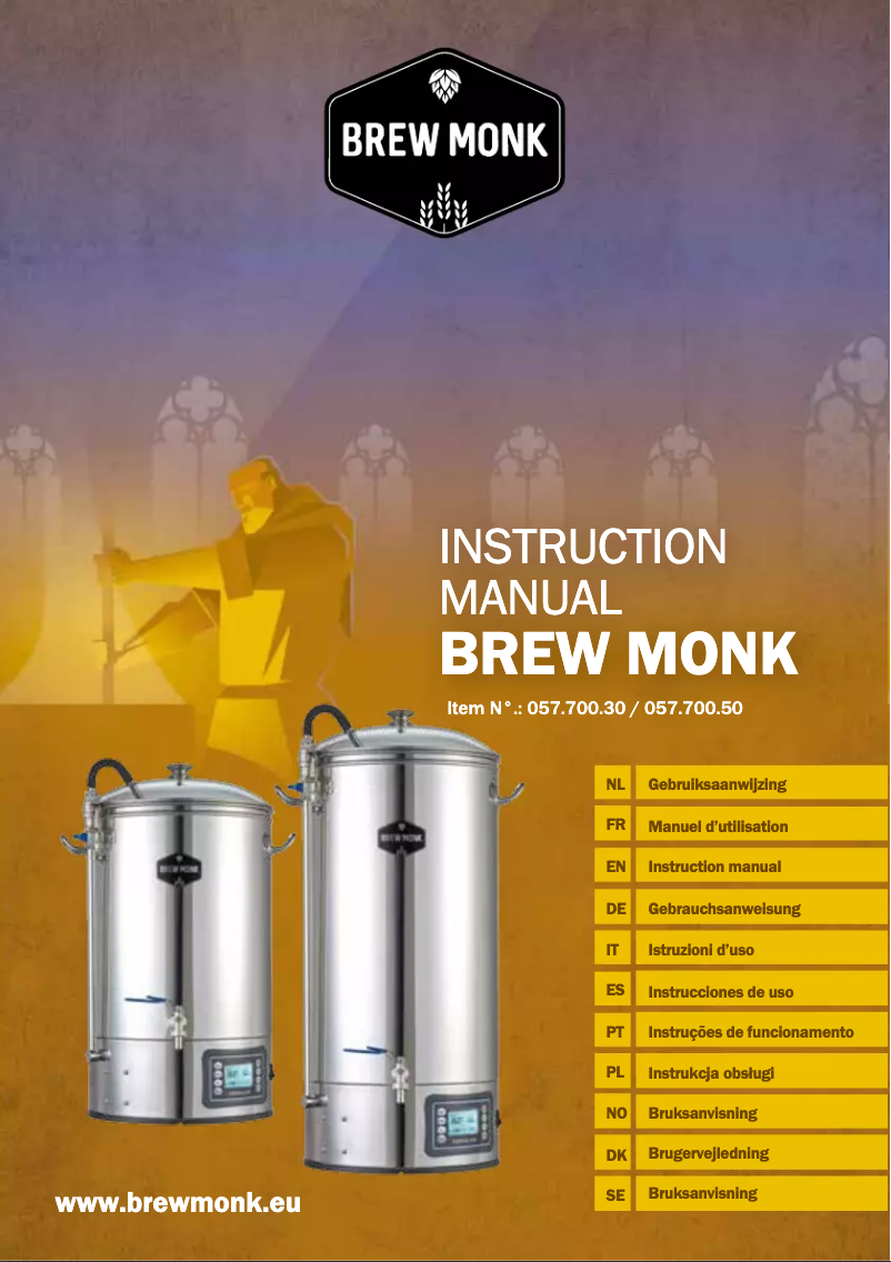 Página 1 del manual Manual de usuario Brew Monk 057.700.50