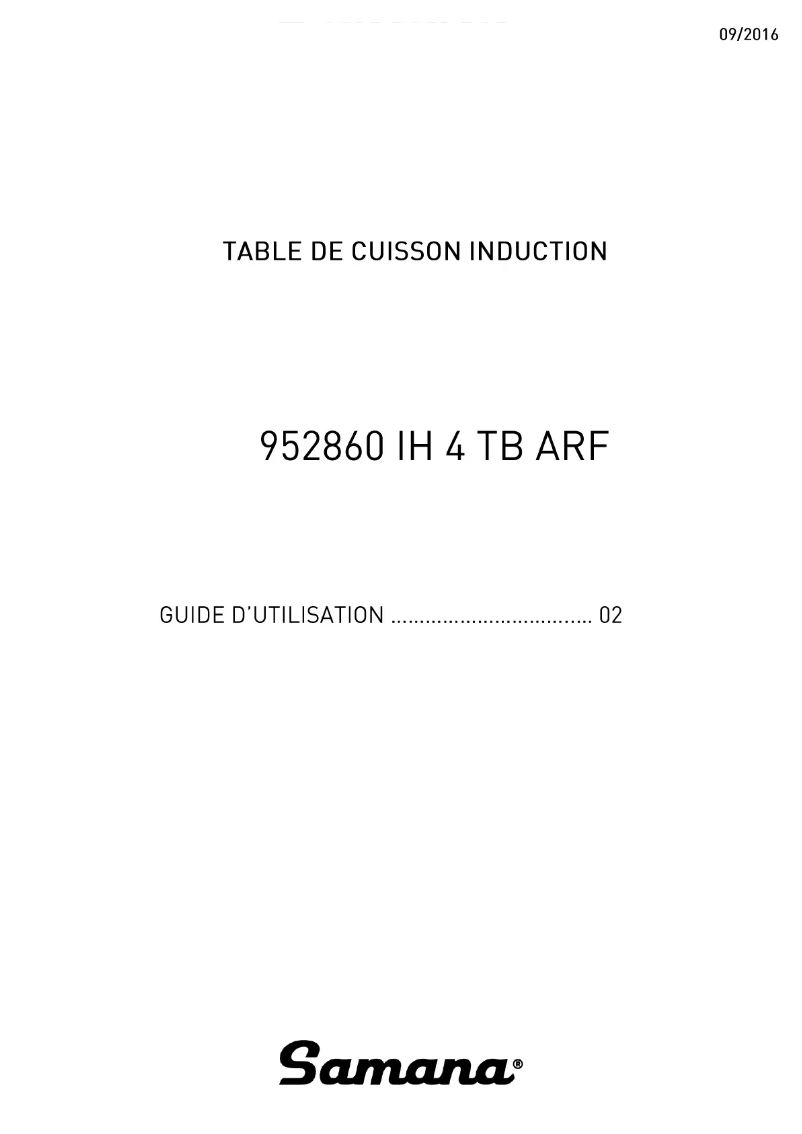 Imagen de la primera página del manual del dispositivo IH 4 TB ARF
