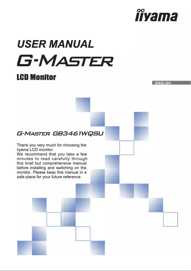 Imagen de la primera página del manual del dispositivo G-Master GB3461WQSU