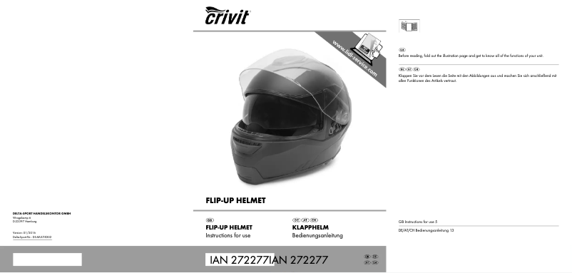 Página 1 del manual Manual de usuario Crivit IAN 272277