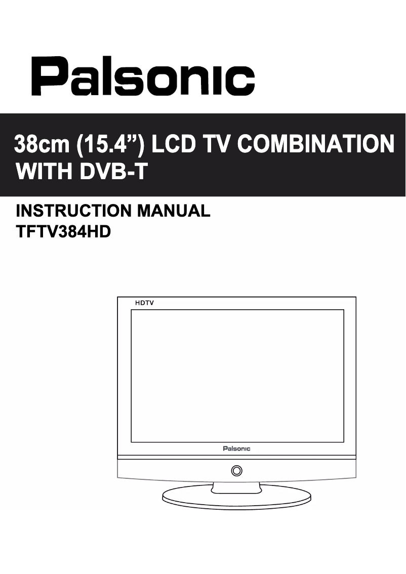 Imagen de la primera página del manual del dispositivo TFTV384HD