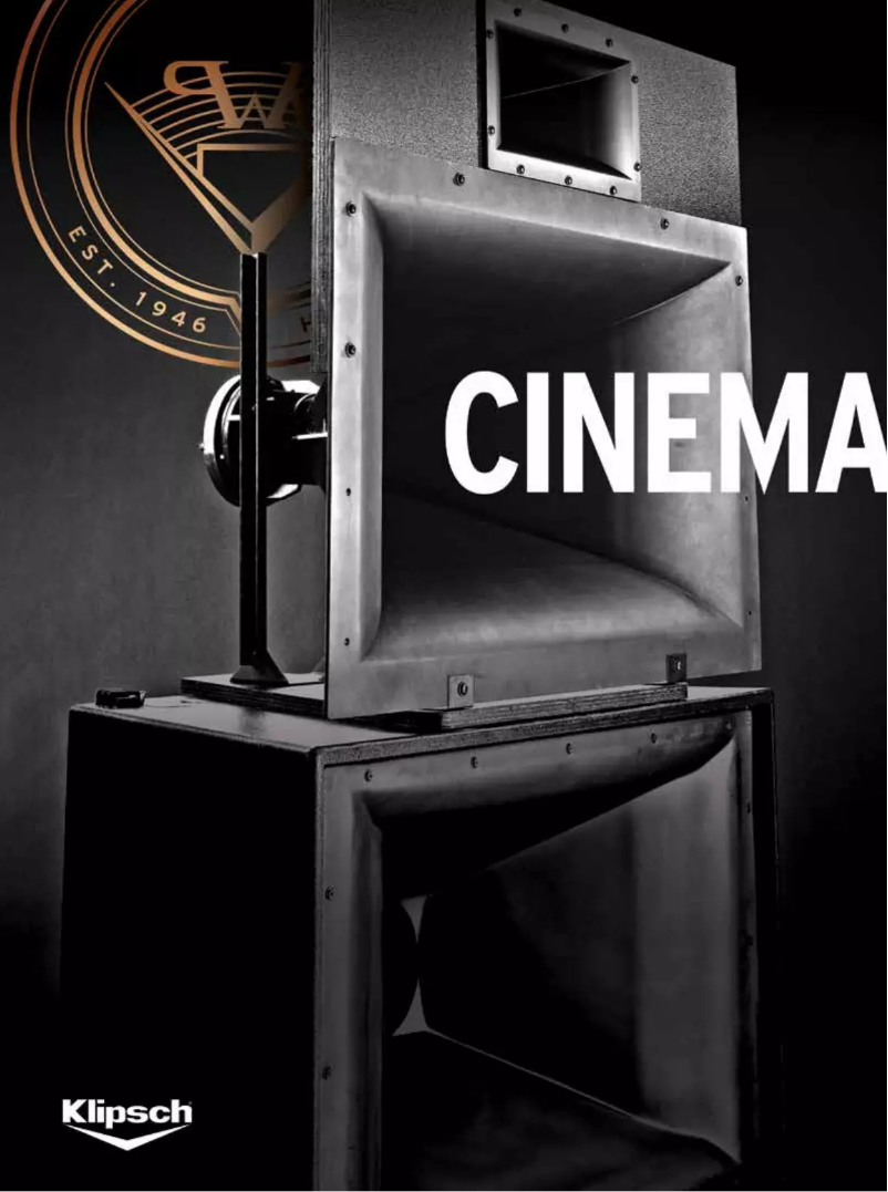 Página 1 del manual Folleto Klipsch IC-525-T