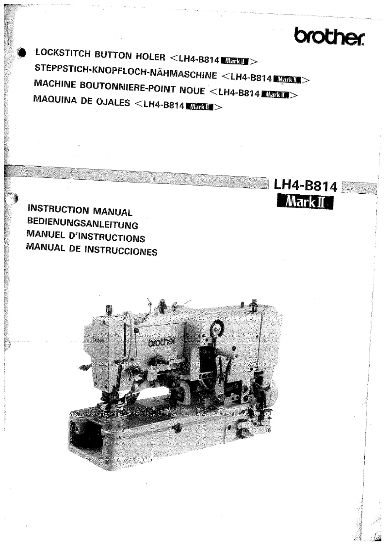 Imagen de la primera página del manual del dispositivo LH4-B814 Mark II