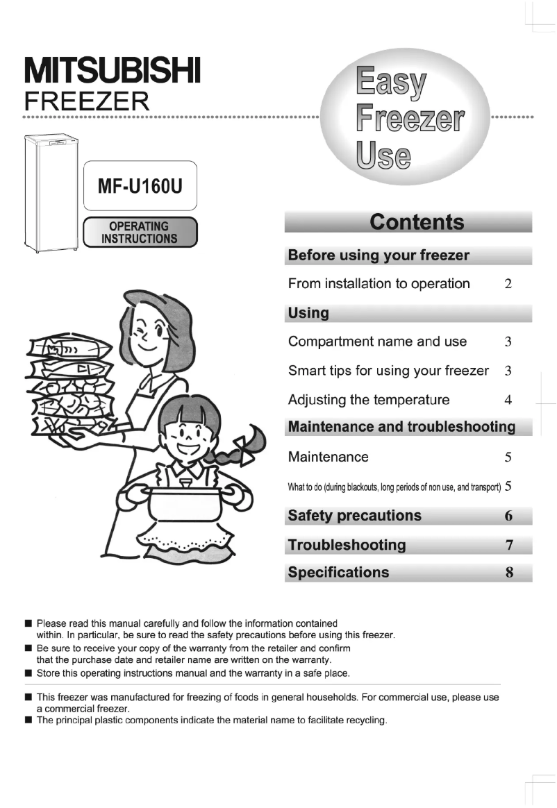 Página nº 1 - Manual de usuario Mitsubishi MF-U160U