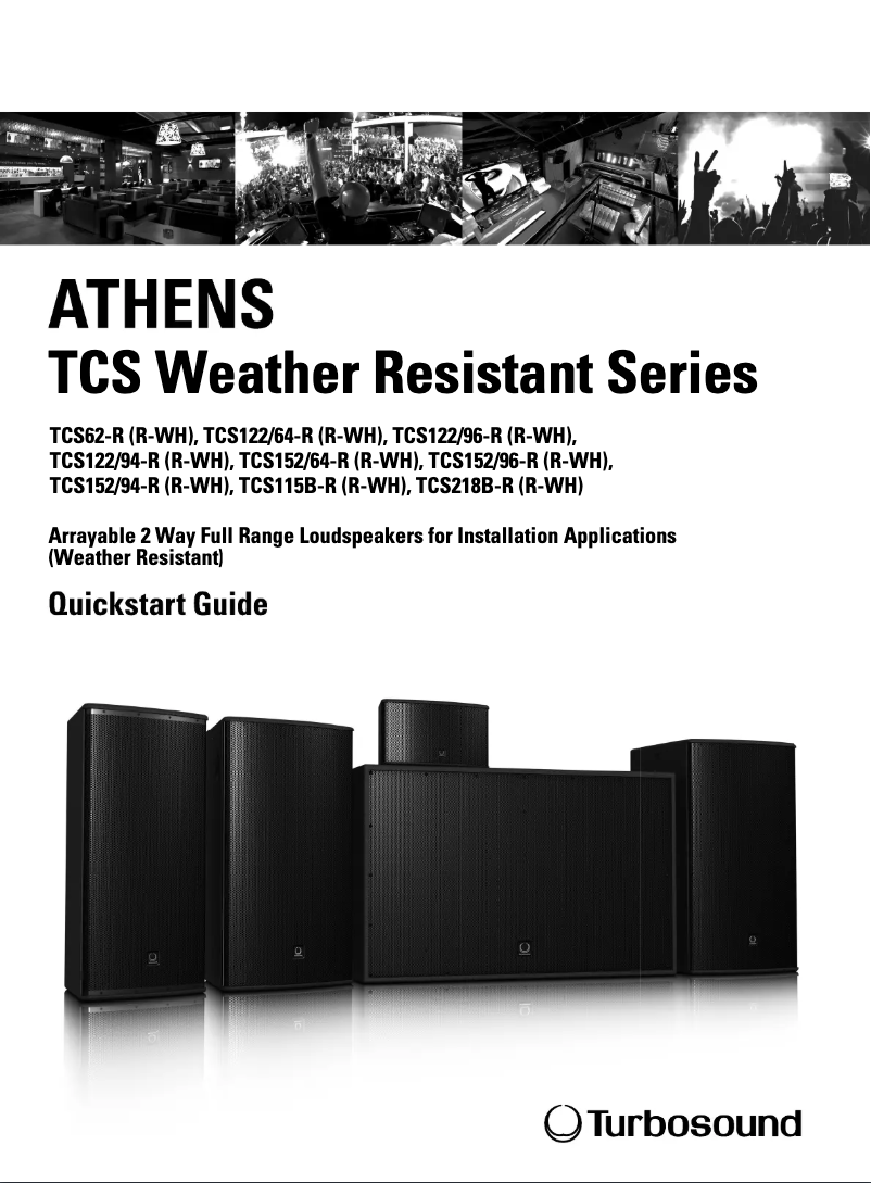 Imagen de la primera página del manual del dispositivo Athens TCS115B-R