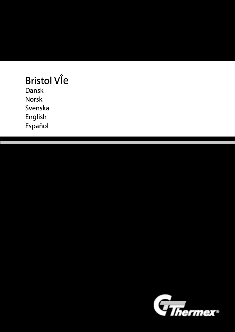 Imagen de la primera página del manual del dispositivo Bristol V