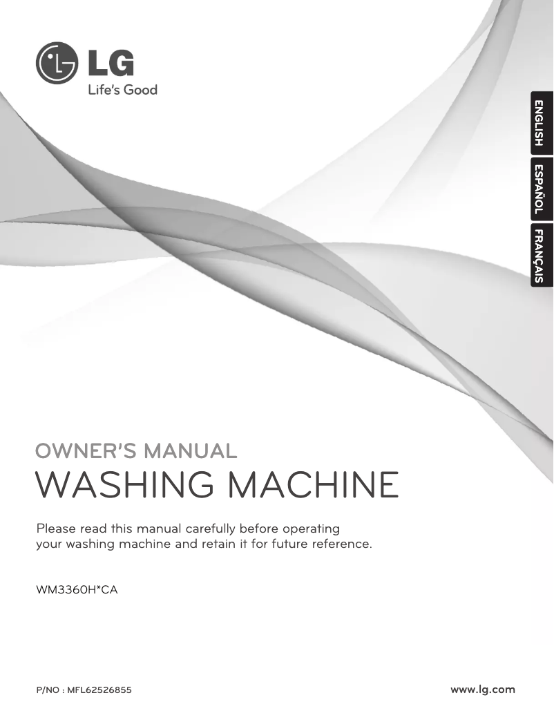 Página 1 del manual Manual de usuario LG WM3360HRCA