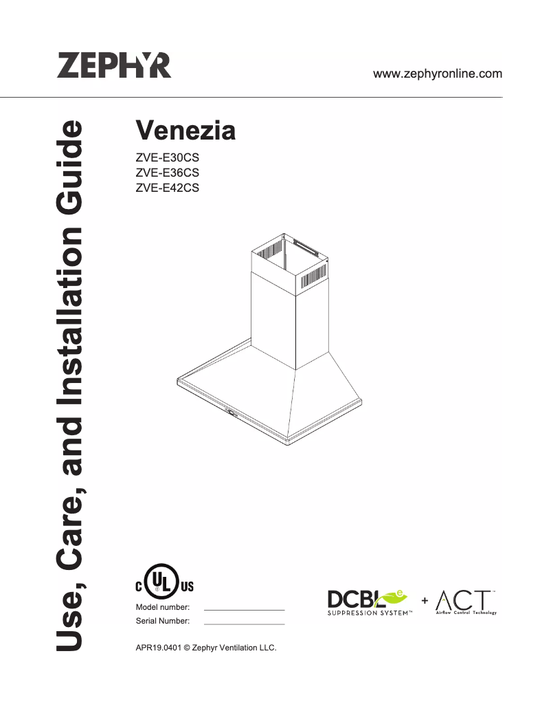 Imagen de la primera página del manual del dispositivo Venezia ZVE-E30CS