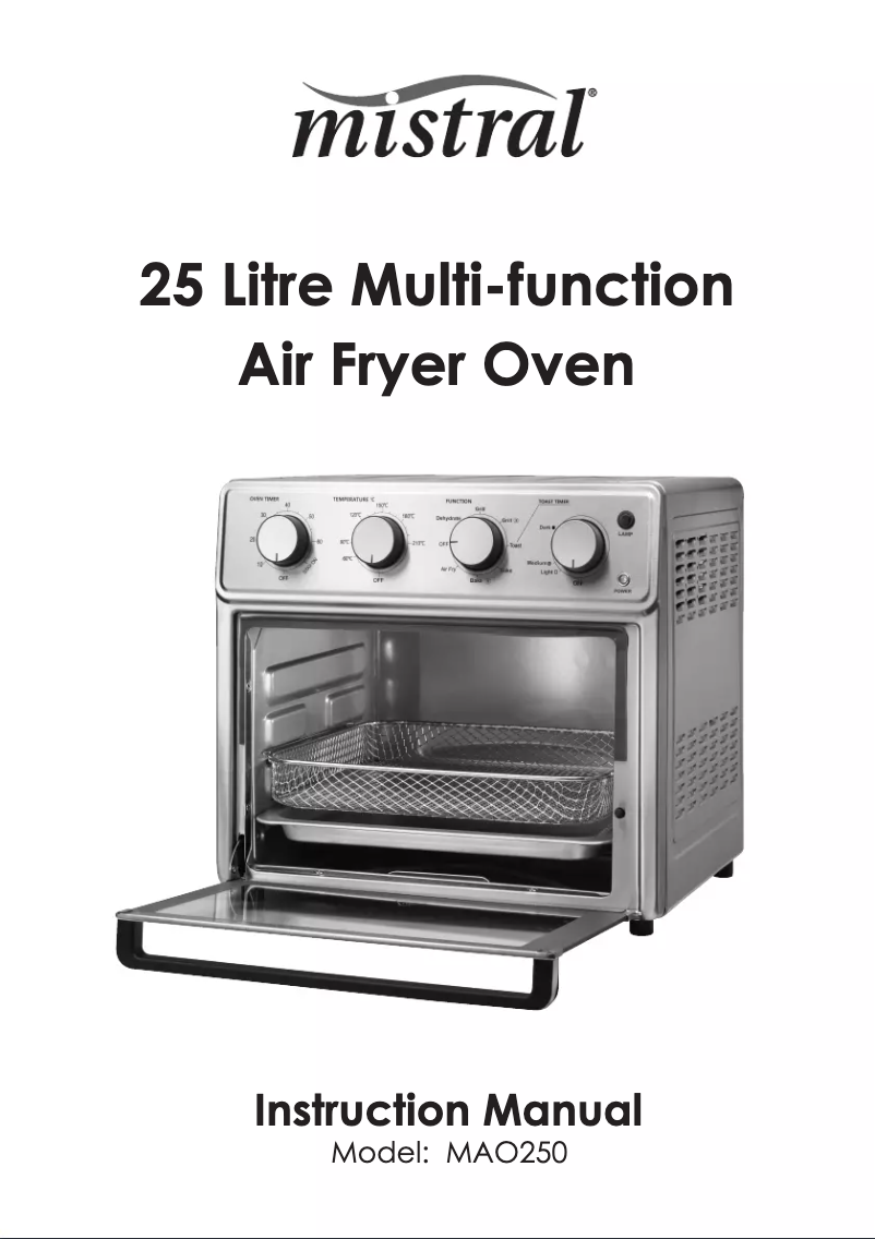Página 1 del manual Manual de usuario Mistral MAO250