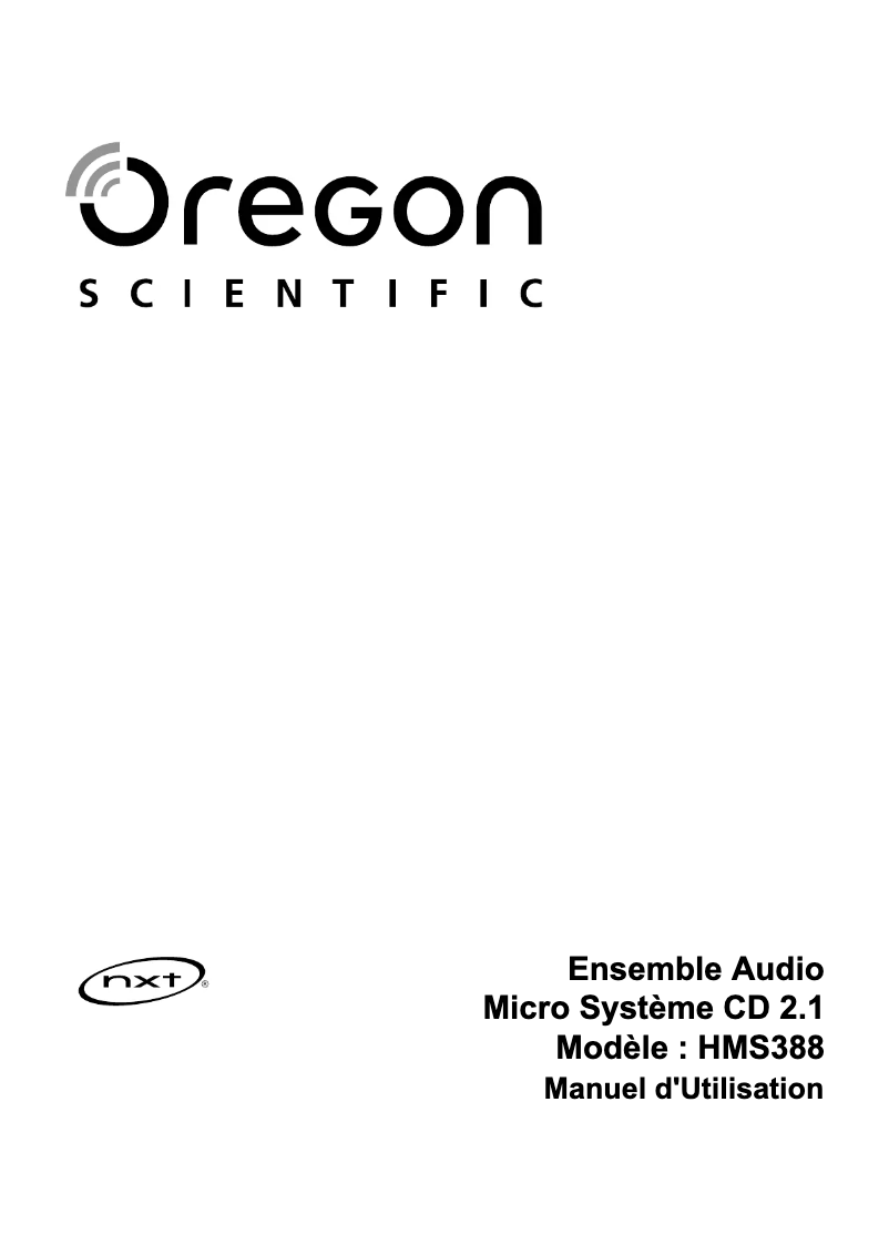 Imagen de la primera página del manual del dispositivo HMS388