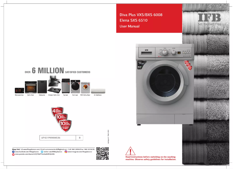 Imagen de la primera página del manual del dispositivo Diva Plus BXS 6008