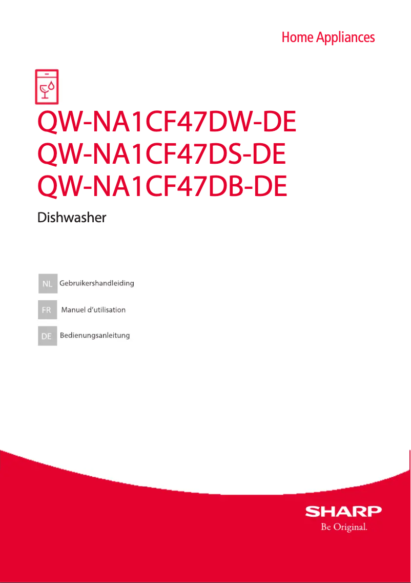 Página 1 del manual Manual de usuario Sharp QW-NA1CF47DS-DE