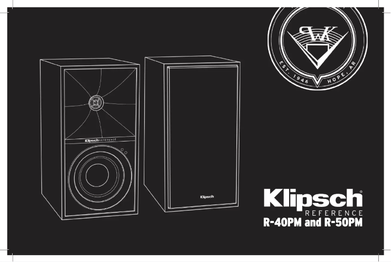 Página 1 del manual Manual de usuario Klipsch R-50PM