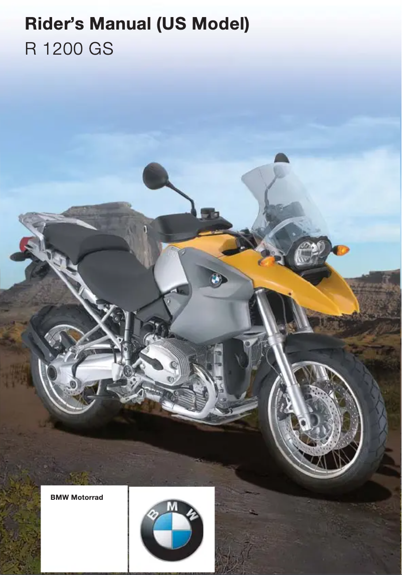 Imagen de la primera página del manual del dispositivo R 1200 GS (2004)