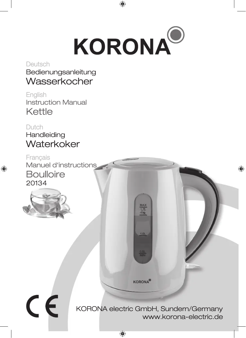 Página 1 del manual Manual de usuario Korona 20134