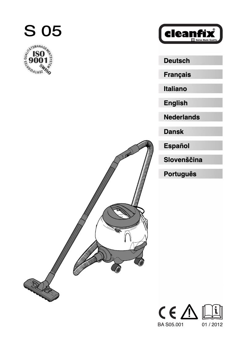 Página 1 del manual Manual de usuario Cleanfix S 05