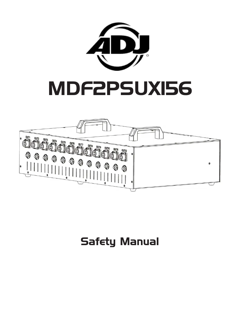 Página 1 del manual Manual de usuario Adj MDF2PSUX156