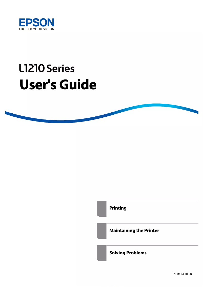 Imagen de la primera página del manual del dispositivo Stylus SX 218