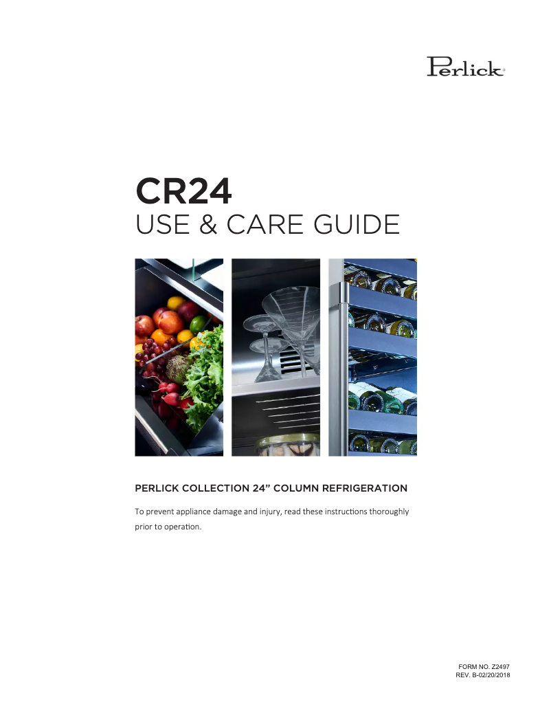 Imagen de la primera página del manual del dispositivo CR24W-1-4L