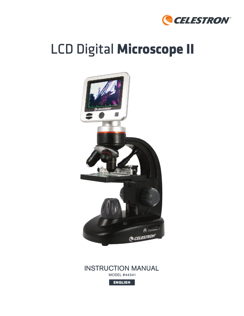 Imagen de la primera página del manual del dispositivo Microscope Kit