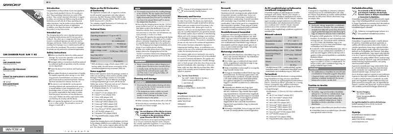 Imagen de la primera página del manual del dispositivo SLM 2 A2