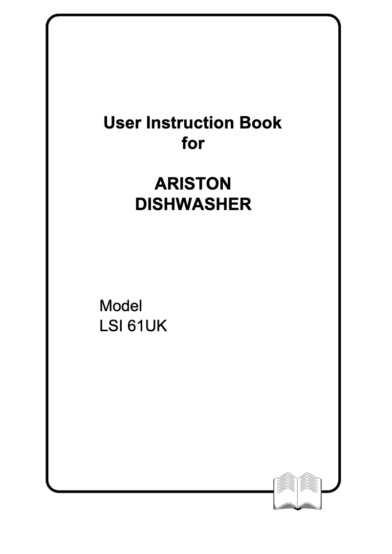 Página 1 del manual Manual de usuario Ariston Thermo LSI61