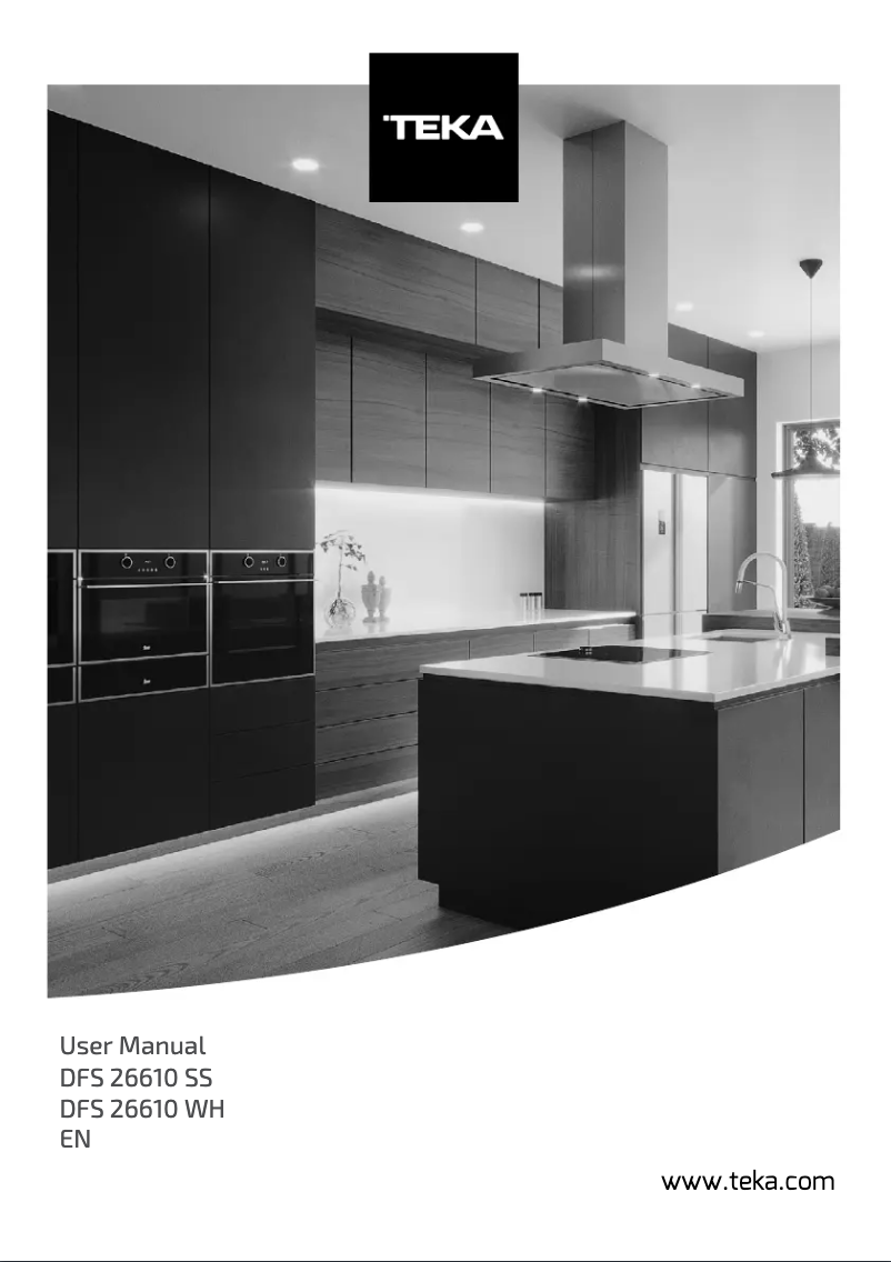 Imagen de la primera página del manual del dispositivo DFS 26610 WH