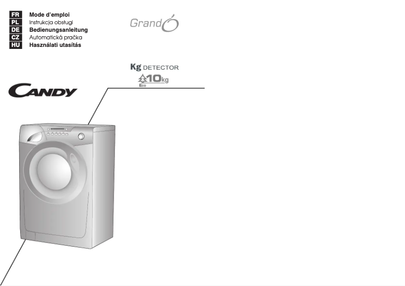 Página 1 del manual Manual de usuario Candy GO 12102D-37