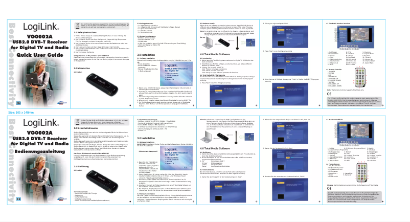 Página 1 del manual Manual de usuario LogiLink VG0002A