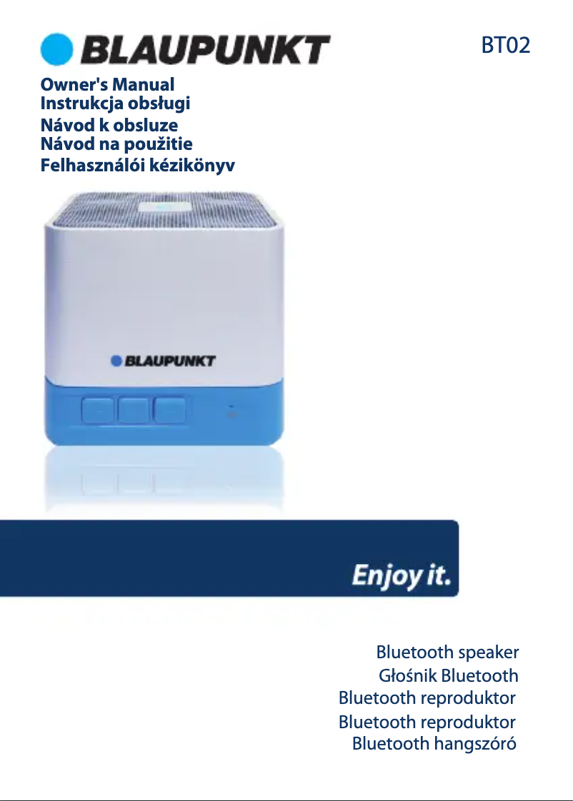 Página 1 del manual Manual de usuario Blaupunkt BT02GR