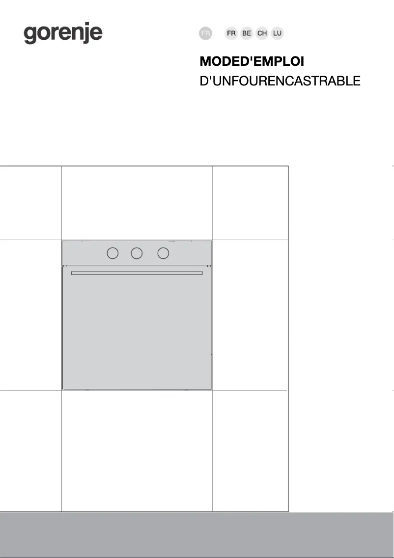 Página 1 del manual Manual de usuario Gorenje BO6712E02XK