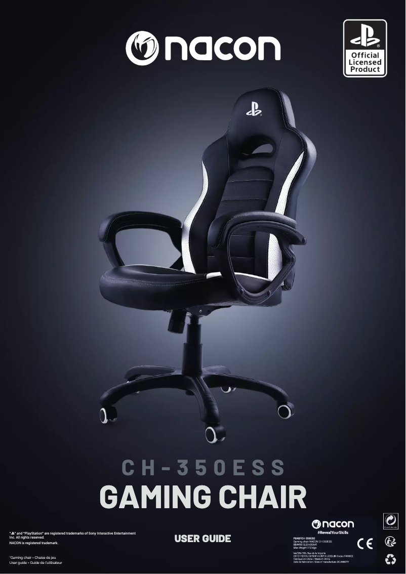 Página 1 del manual Manual de usuario NACON CH-350ESS