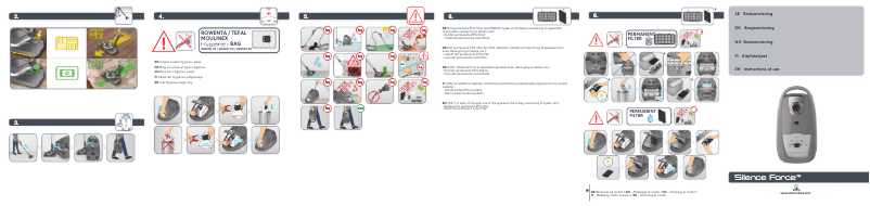 Imagen de la primera página del manual del dispositivo Silence Force VO7717NA