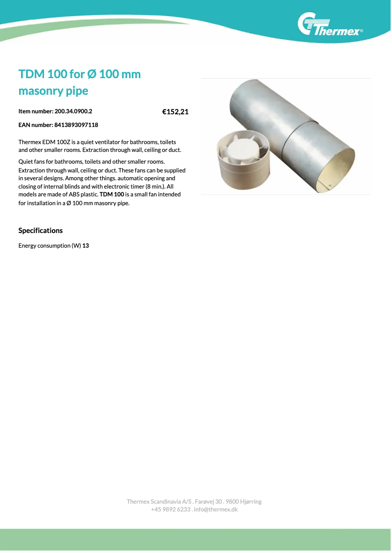 Imagen de la primera página del manual del dispositivo TDM-100