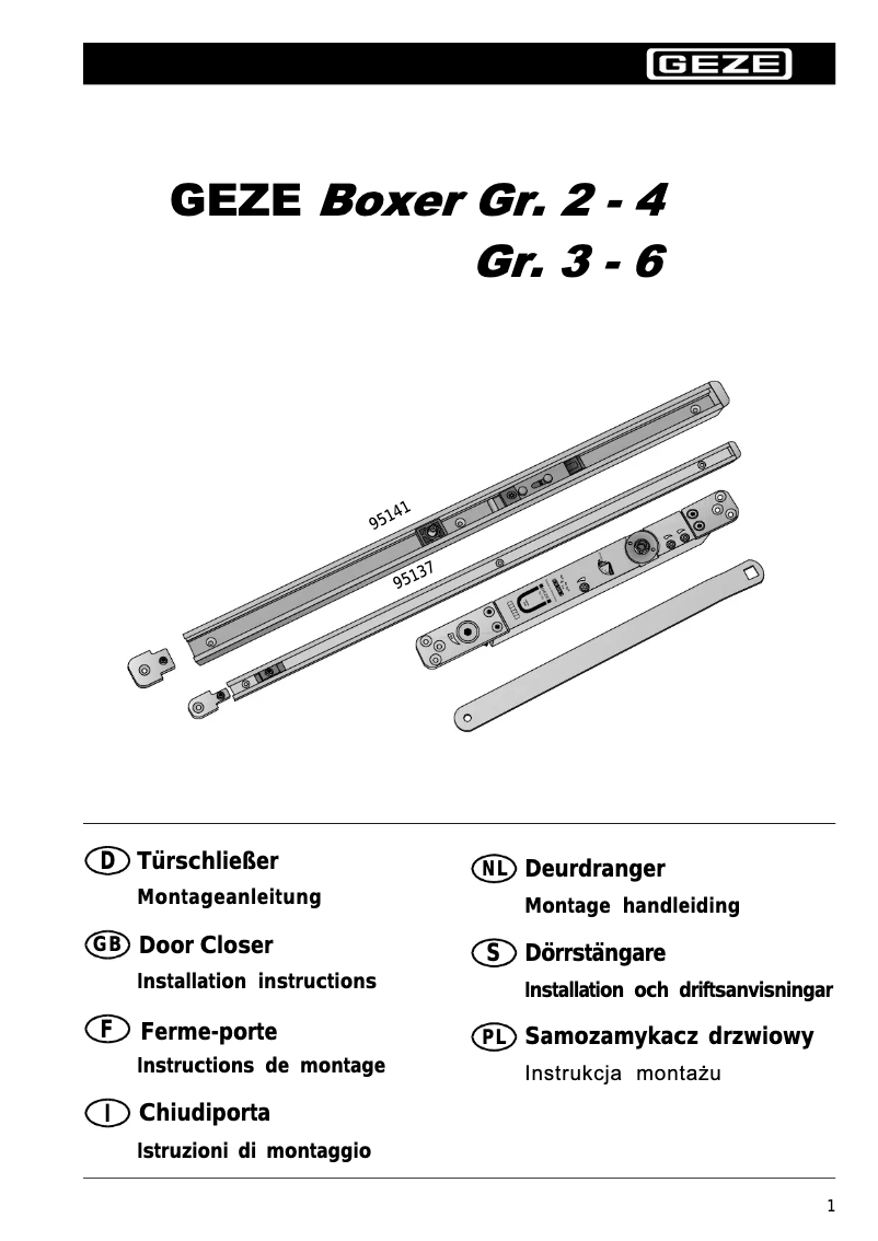 Imagen de la primera página del manual del dispositivo Boxer 3-6