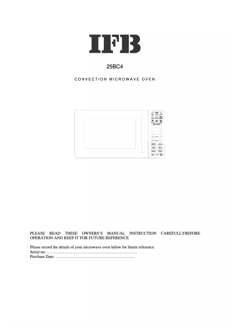 Imagen de la primera página del manual del dispositivo 25BC4