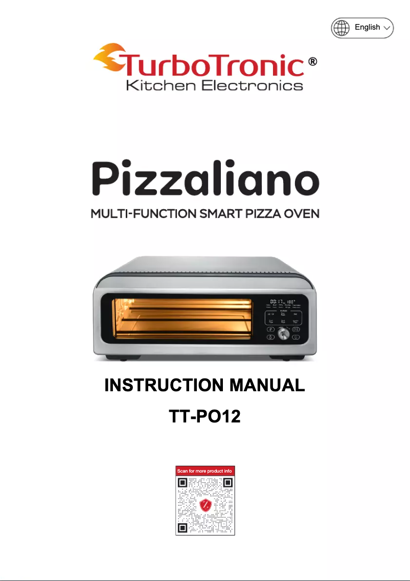 Página 1 del manual Manual de usuario TurboTronic Pizzaliano TT-PO12