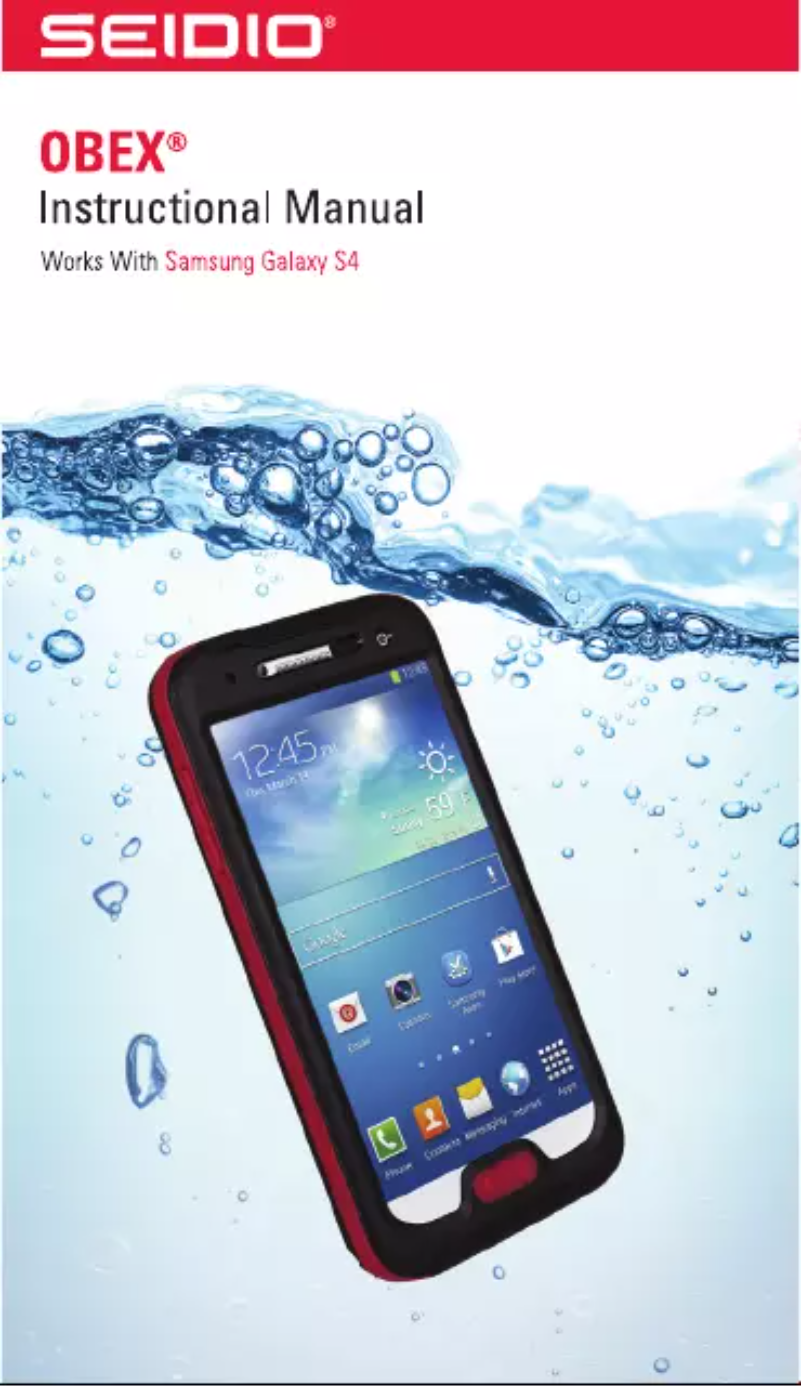 Imagen de la primera página del manual del dispositivo OBEX