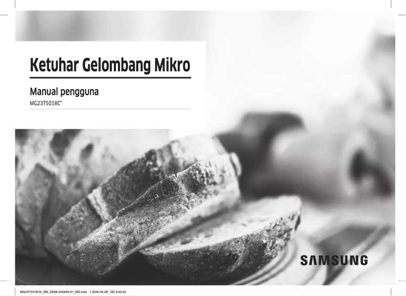 Imagen de la primera página del manual del dispositivo MG23T5018CP