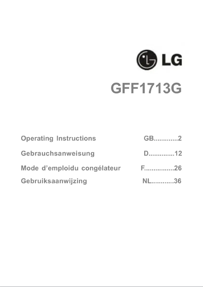 Página nº 1 - Manual de usuario LG GFF1713GB