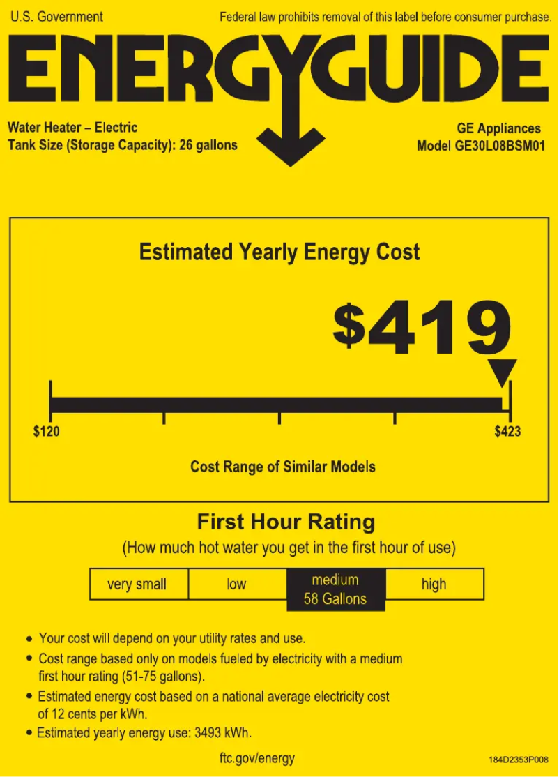 Imagen de la primera página del manual del dispositivo GE30L08BSM