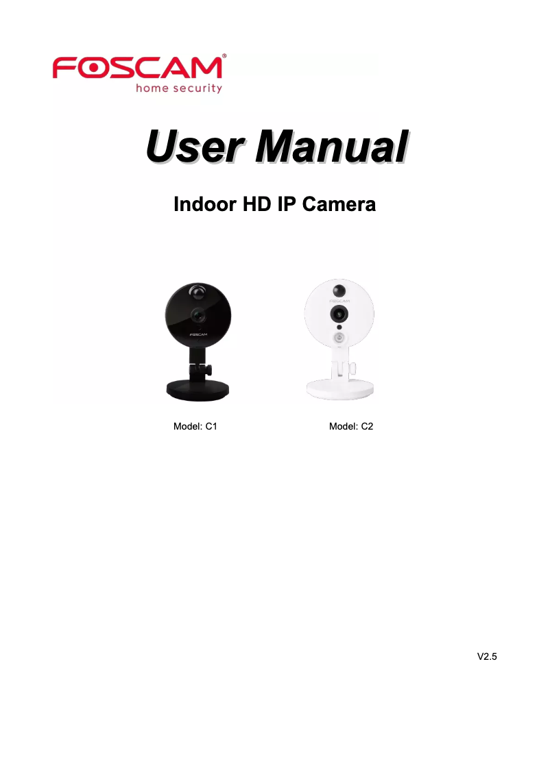 Página nº 1 - Manual de usuario Foscam C2