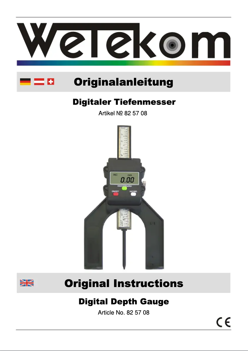 Imagen de la primera página del manual del dispositivo 825708